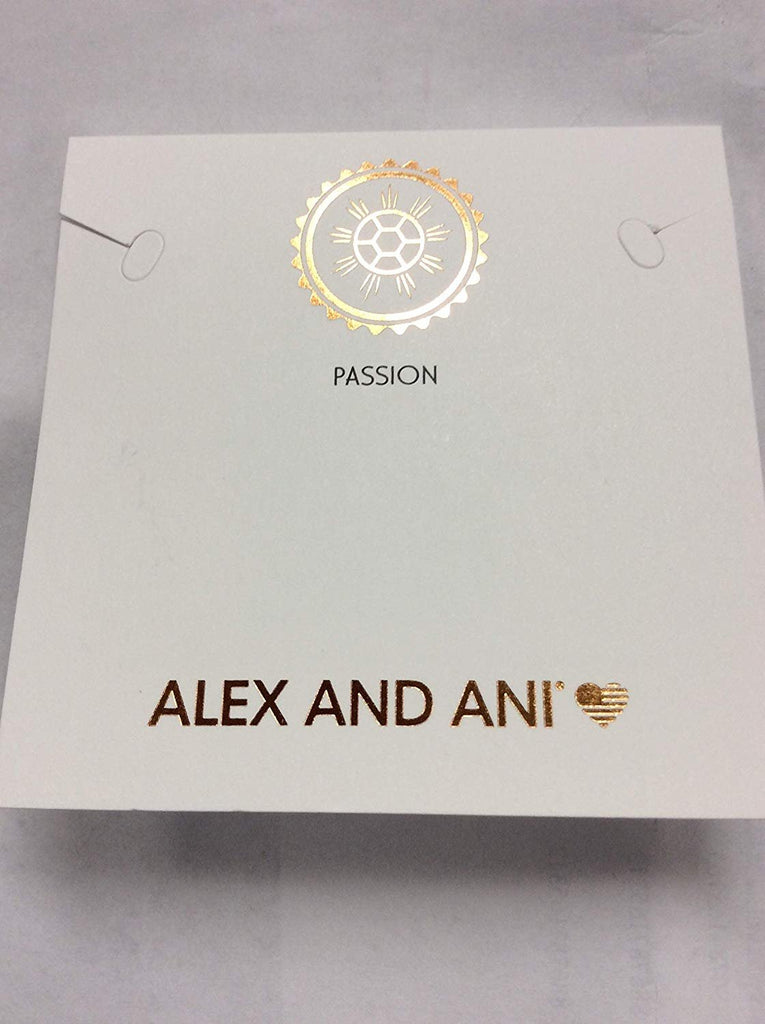 Alex and Ani July Color Code Siam Bangle Bracelet Shiny Gold NWTBC