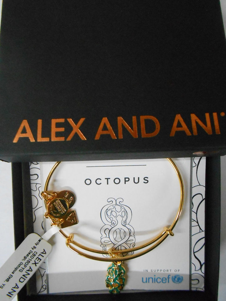 Alex and Ani Womens Charity By Design Octopus Bangle