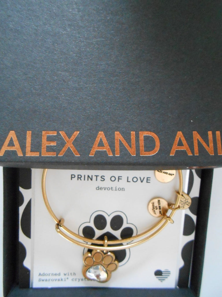 Alex and Ani Prints of Love Expandable Bangle Bracelet