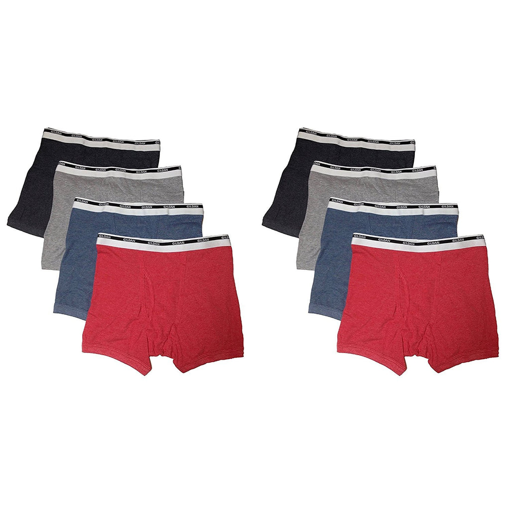 Gildan Men Boxer Briefs Trunks 12 PK