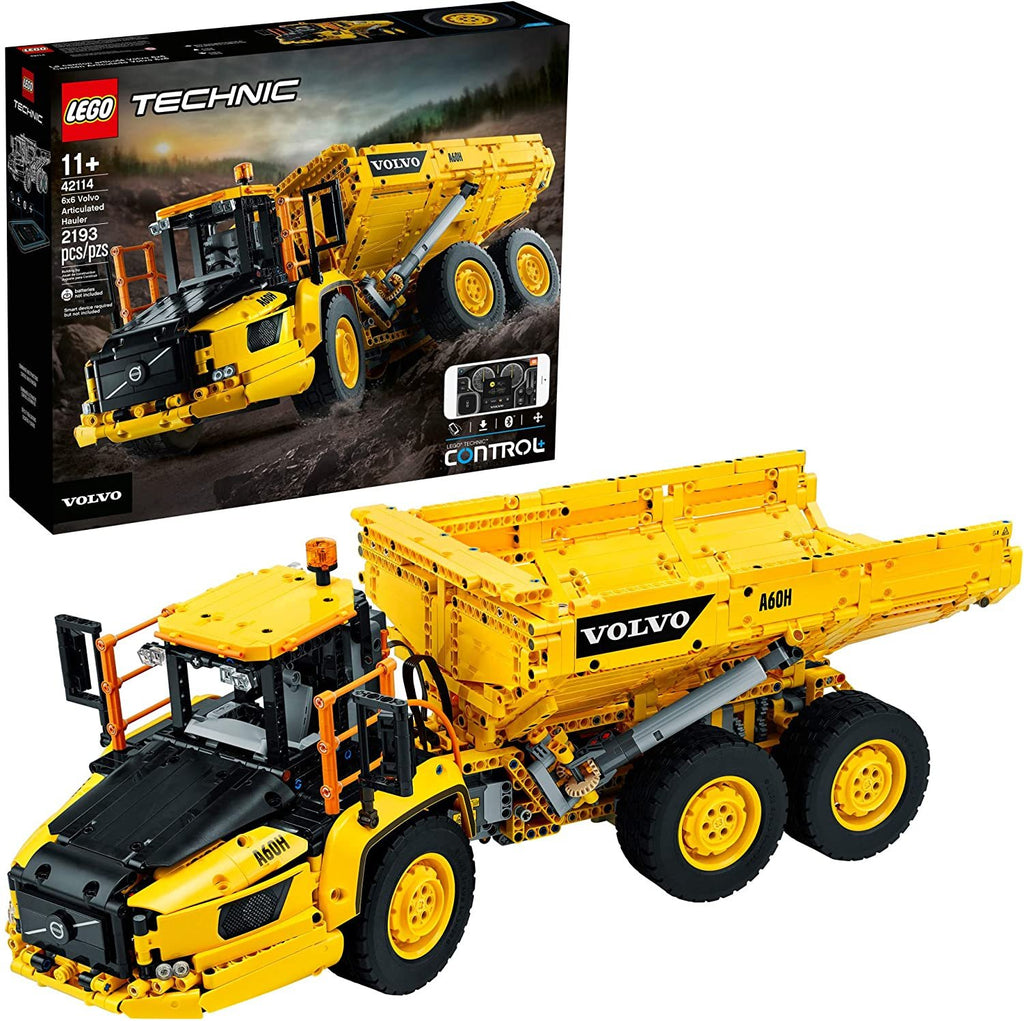 LEGO Technic 6x6 Volvo Articulated Hauler (42114) Building Kit, Volvo Truck Toy Model for Kids Who Love Construction Vehicle Playsets (2,193 Pieces)