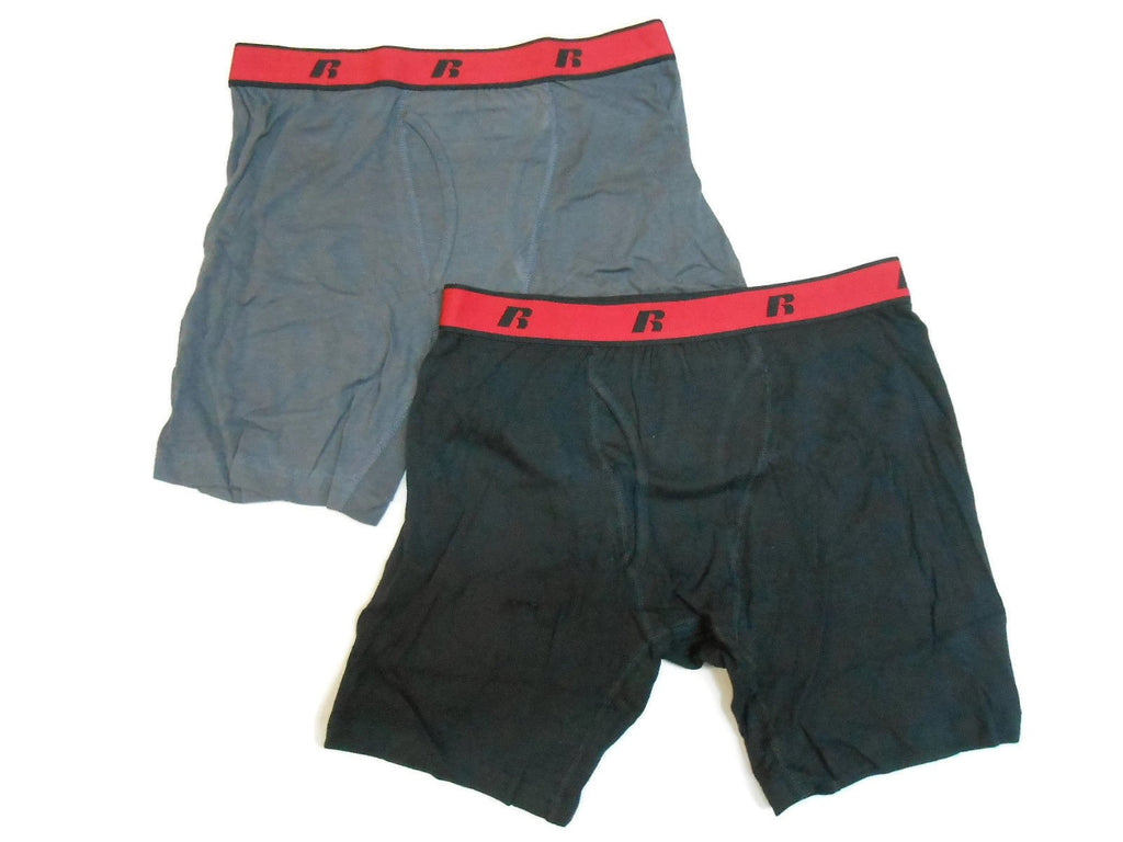 Russell Men's Boxer Briefs Assortd 4-pack Sizes S-2XL New in Famous Brand Packs