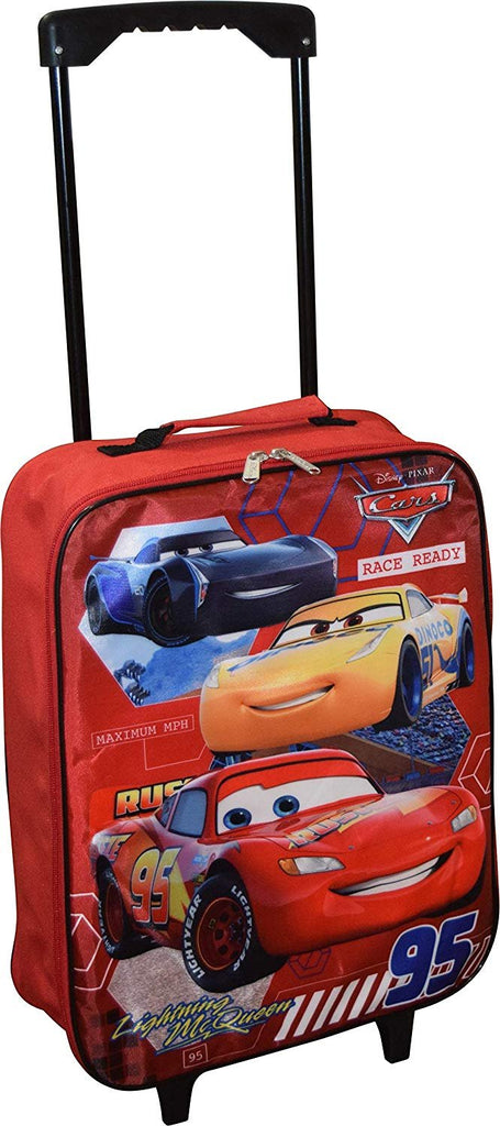 Disney Pixar Cars 15" Collapsible Wheeled Pilot Case - Rolling Luggage