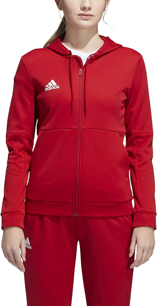 Adidas Women's TI FZ Full-Zip Jacket, Moisture Wicking - Navy Blue/White