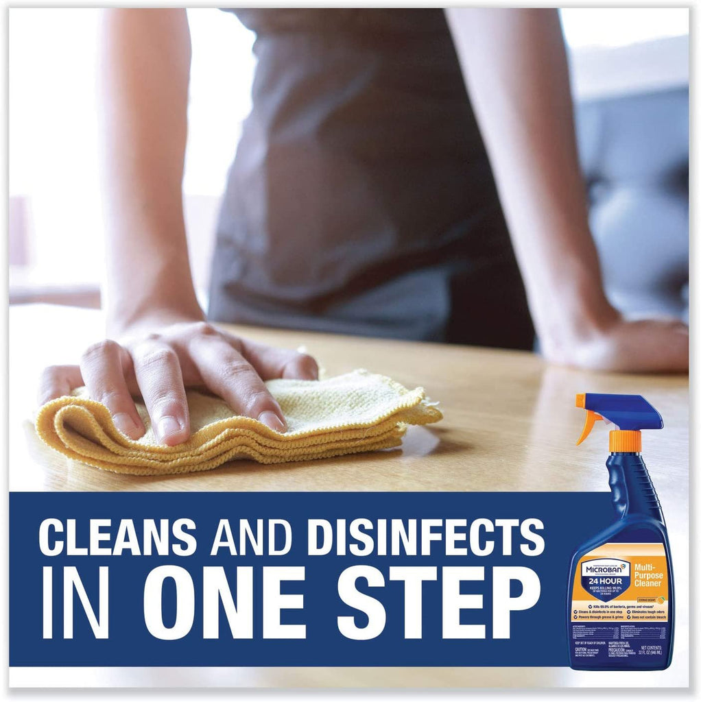 Microban Multi-Purpose Cleaner Citrus RTU Liquid 6/32 oz