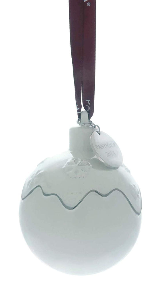 PANDORA Authentic 2018 Christmas Tree Porcelain Ornamet, Limited Edition Rare Ornament