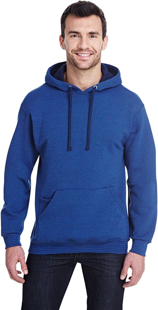 Fruit of the Loom - Sofspun Microstripe Hooded Pullover Sweatshirt - SF77R