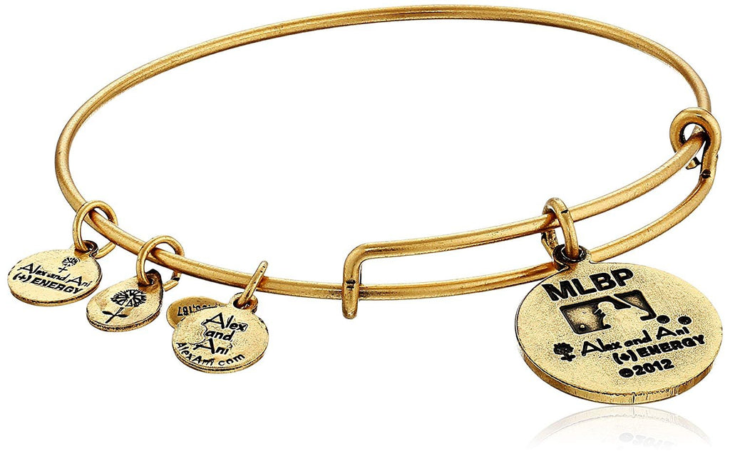 Alex and Ani Philadelphia Phillies Cap Logo Red Expandable Rafaelian Gold Bangle Bracelet