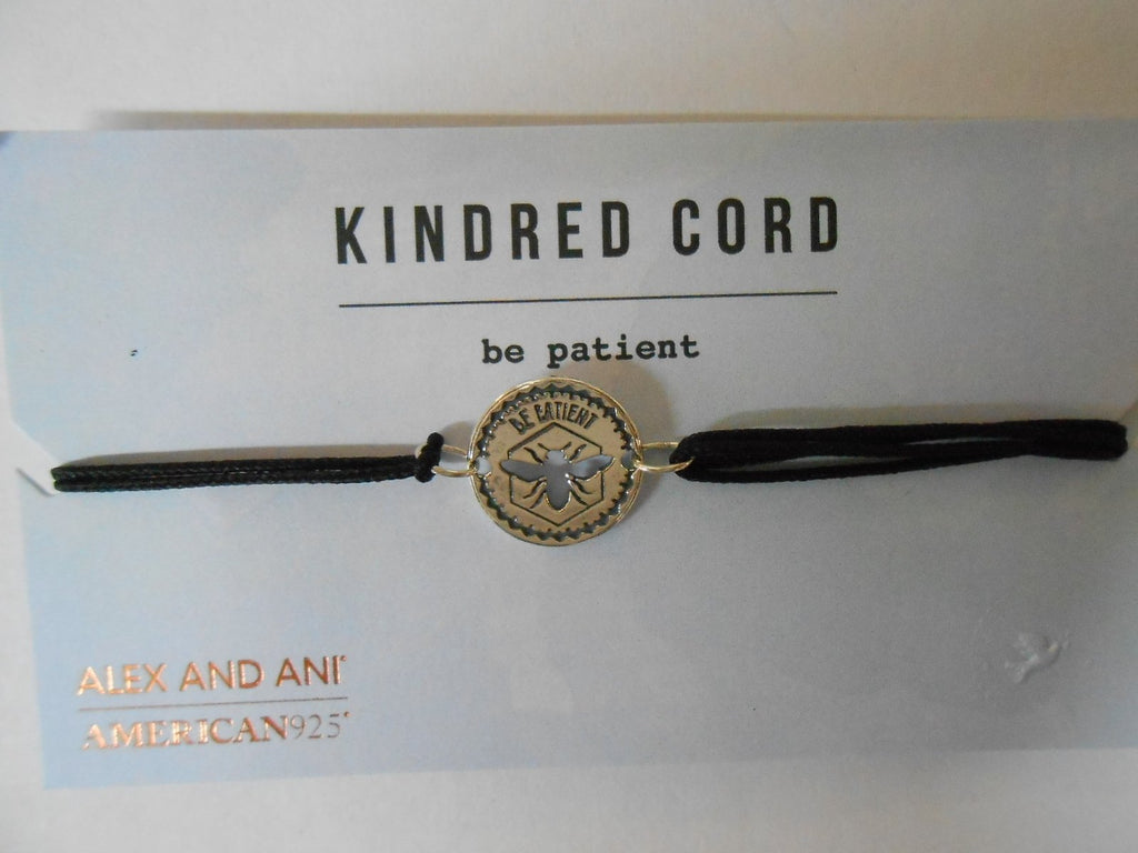 Alex and Ani Kindred Cord, Be Patient Sterling Silver Bangle Bracelet