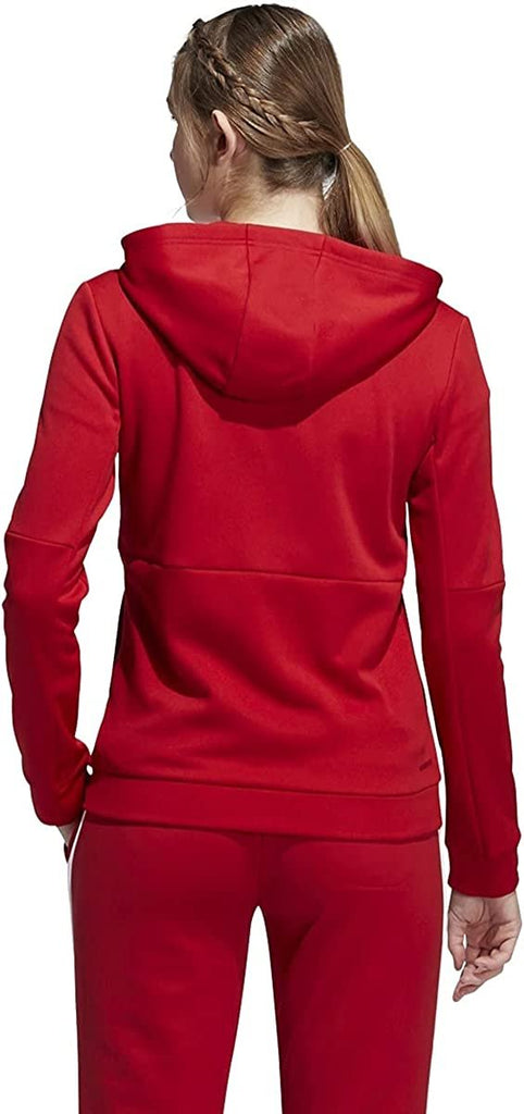 Adidas Women's TI FZ Full-Zip Jacket, Moisture Wicking - Navy Blue/White