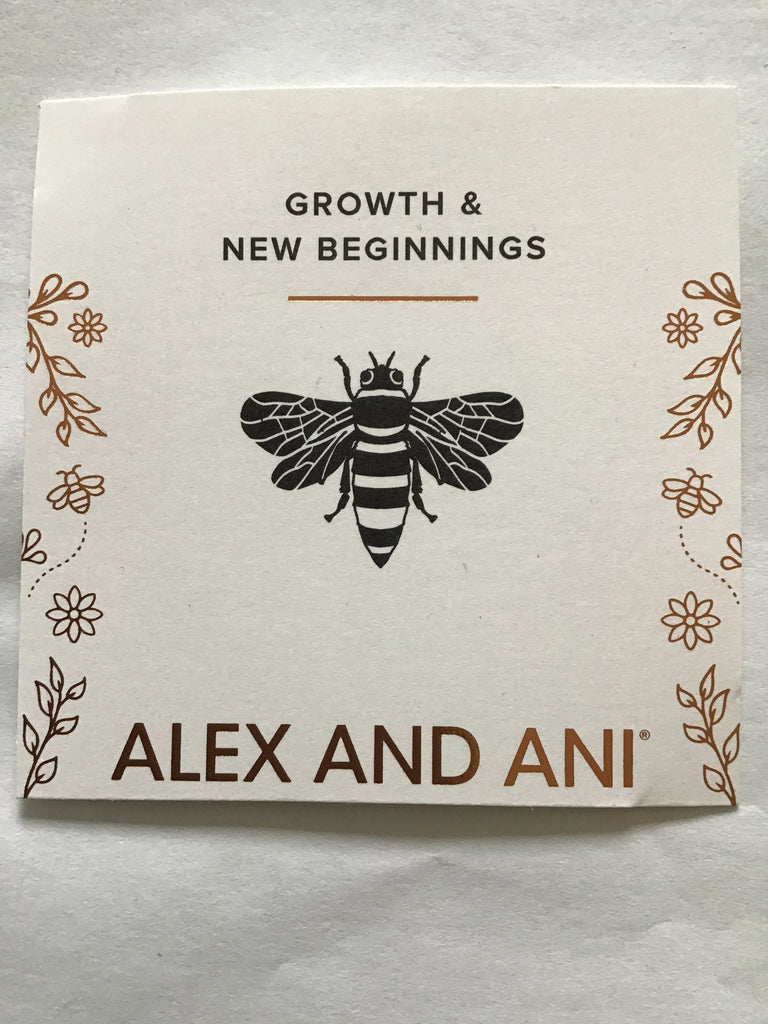 Alex and Ani Honey Bee Duo Charm Set of 3 Bangle Bracelet