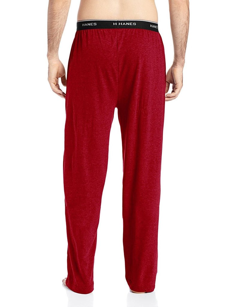 Hanes Men's Knit Pant with Logo Waistband