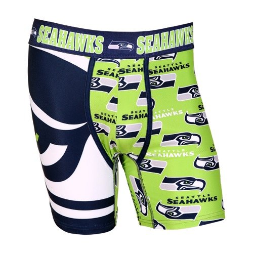 NFL Teams Men's Boxer Briefs Compression Performance Underwear Size XS-2X