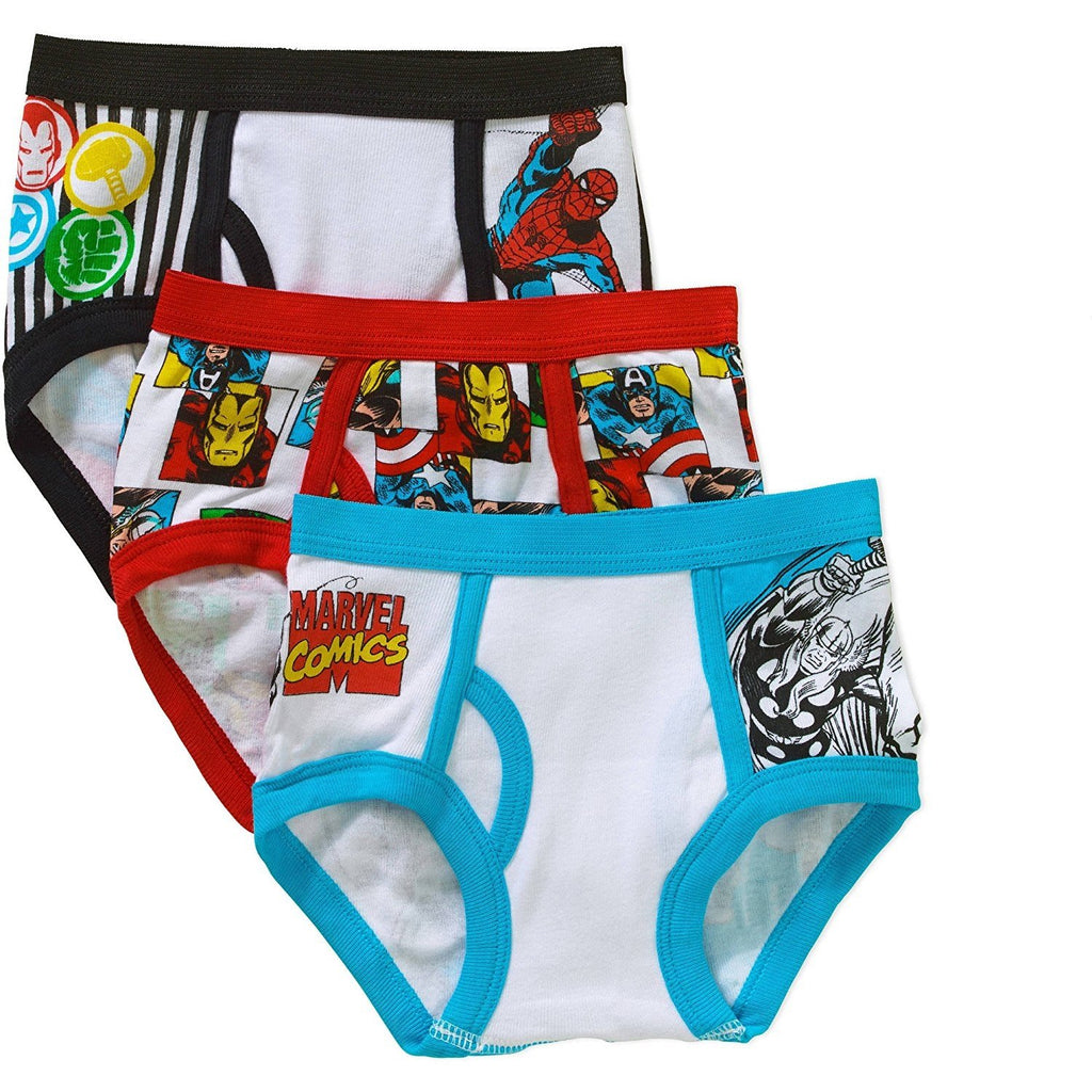 Marvel Little Boys' 3 Pack Comic Briefs
