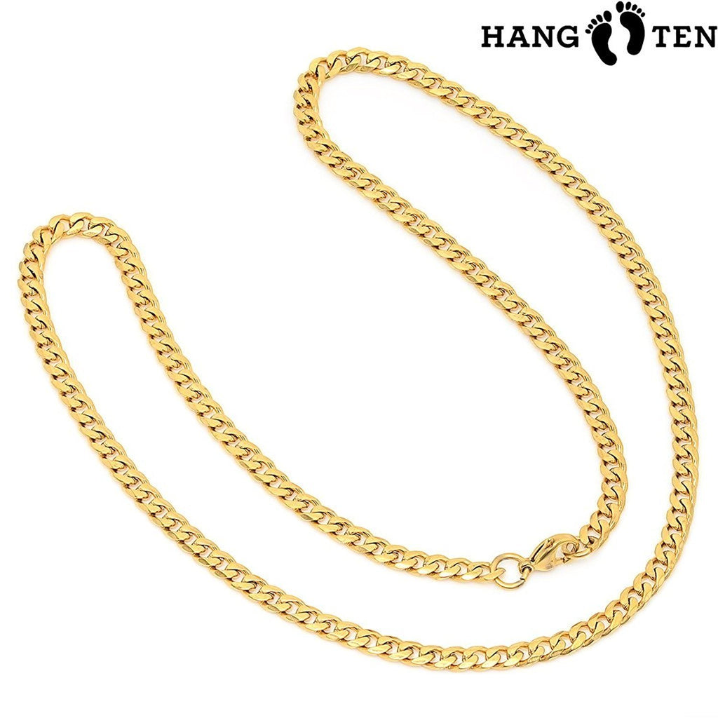 Hang Ten Mens Assorted Stainless Steel Chains Necklaces