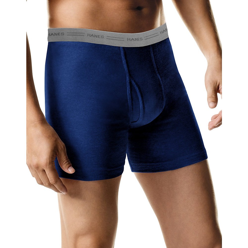 Hanes Men's Tagless Boxer Briefs 10-PACK Underwear S, M, L XL Colors May Vary