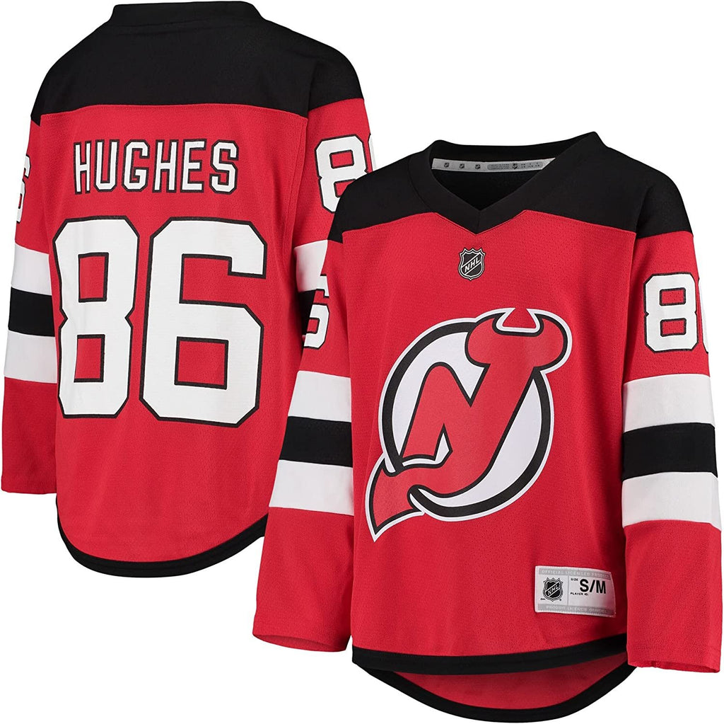 Jack Hughes New Jersey Devils #86 Red Youth 8-20 Replica Home Player Jersey