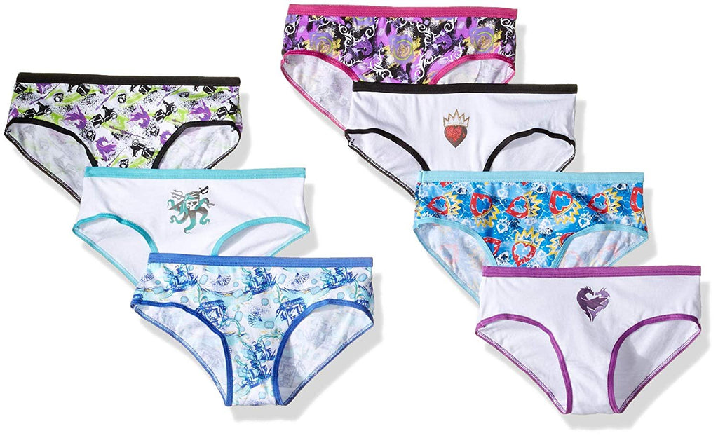 Disney Girls' Big Descendants 7 Pack Hipster