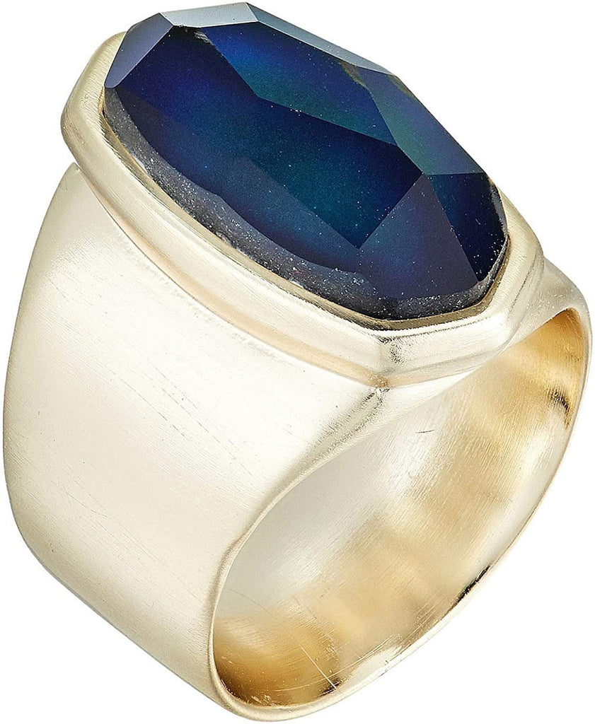 Kendra Scott Leah Ring Gold Mood Stone 6