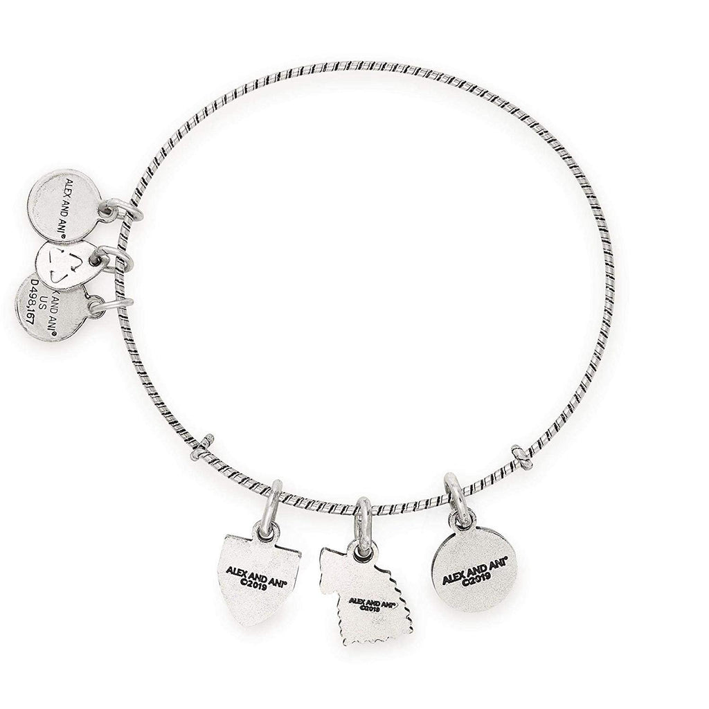 Alex and Ani GAME OF THRONES Arya Stark Charm Bangle Bracelet - Rafaelian Silver Finish