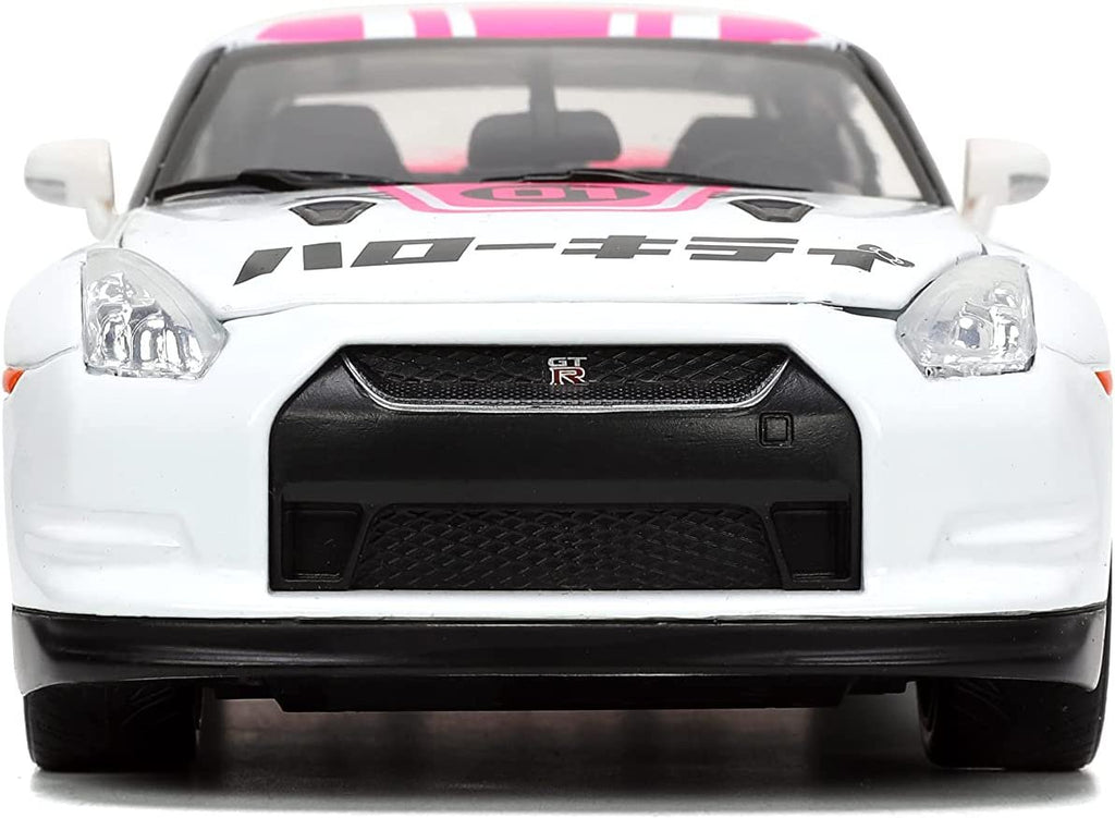 Jada Toys Sanrio 1:24 1986 Toyota Trueno (AE86) Die-cast Car & Aggretsuko️ Figure, Toys for Kids and Adults (33725)