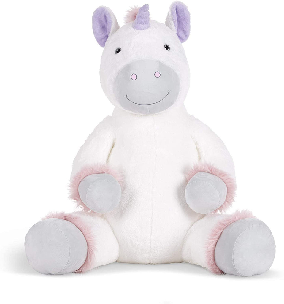 Melissa & Doug Gentle Jumbo Elephant Giant Stuffed Plush Animal (Sits Nearly 3 Feet Tall)