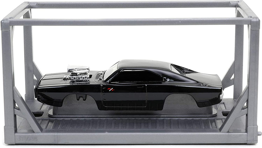 Jada Toys Fast & Furious 1:55 Dom's Dodge Charger R/T Build N' Collect Die -cast Model Kit, Toys for Kids and Adults