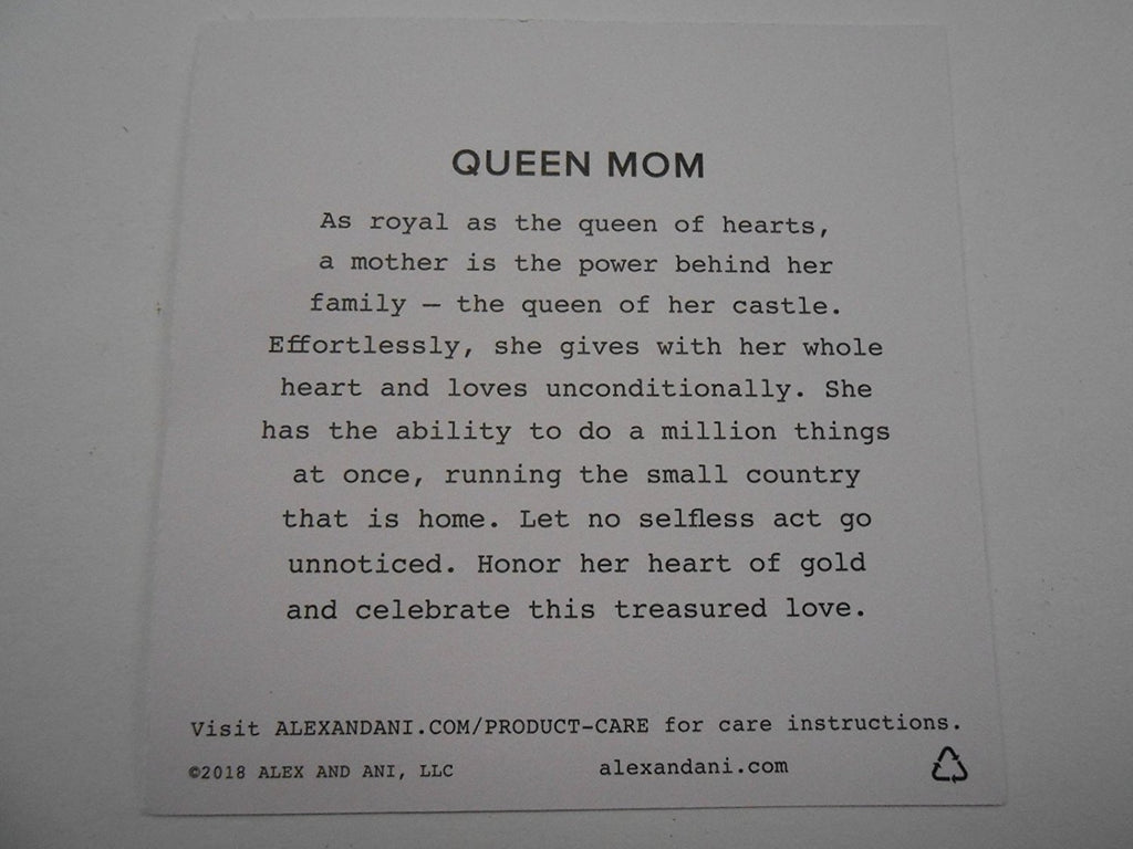 Alex and Ani Queen Mom Necklace Expandable 32" Shiny Silver