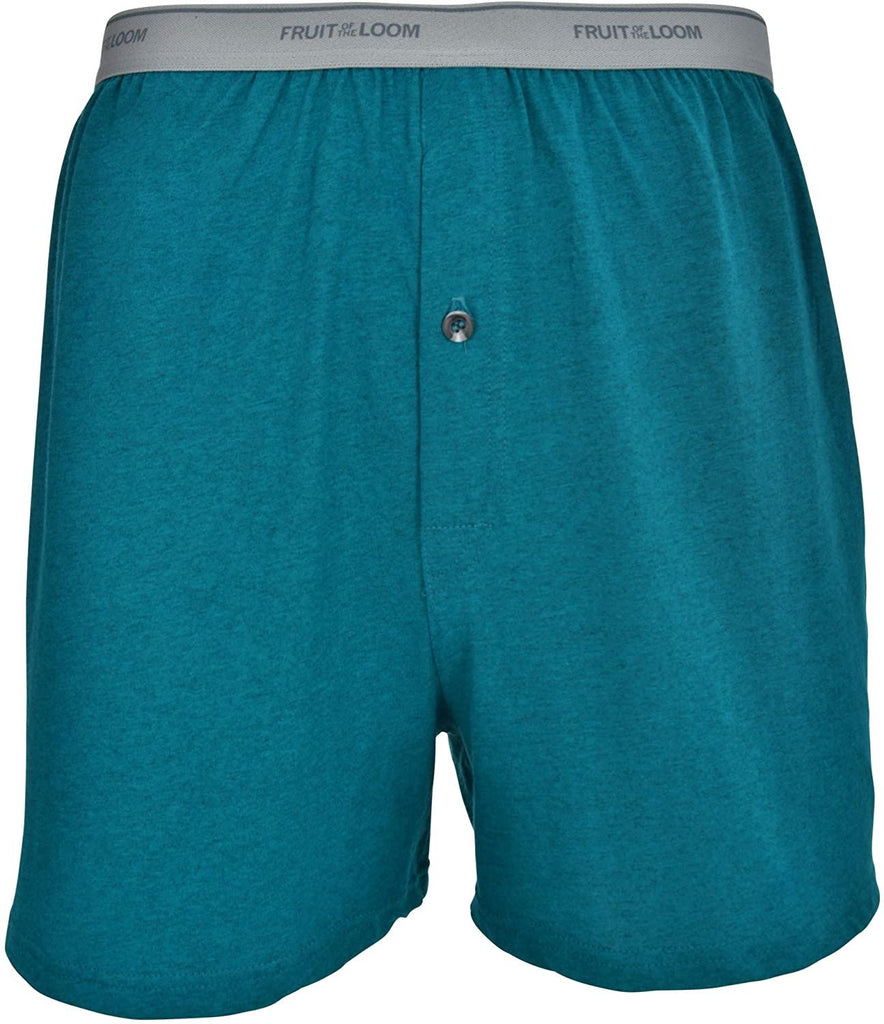 Fruit of the Loom Solid Knit Boxers 3-Pack (Colors and patterns may vary)