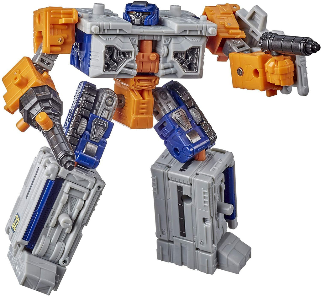 Transformers Toys Generations War for Cybertron: Earthrise Deluxe WFC-E18 Airwave Modulator Figure - Kids Ages 8 and Up, 5.5-inch