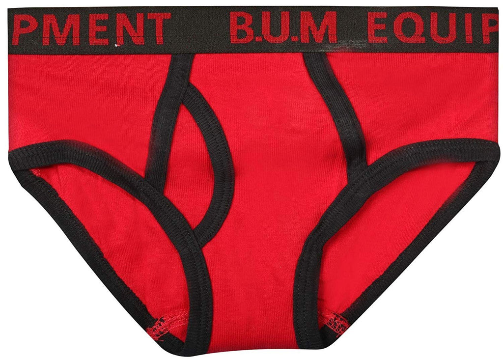 B.U.M. Equipment Toddler and Little Boys' 6 Pack Underwear Briefs, Solids and Prints