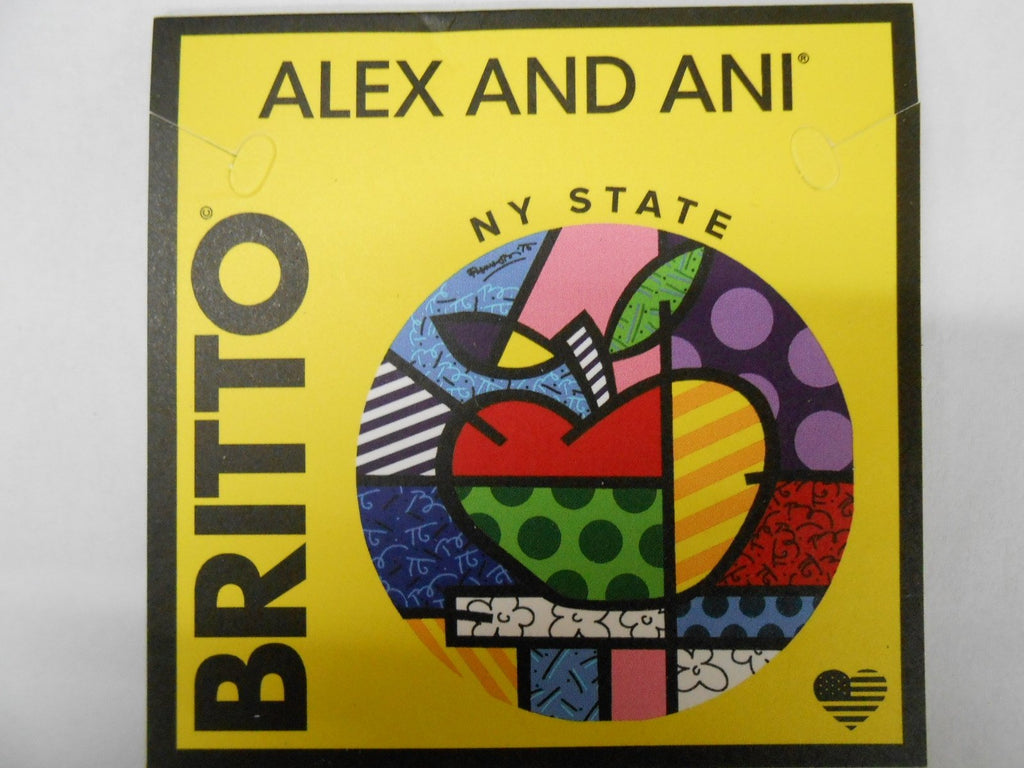 Alex and Ani Womens Romero Britto Art Infusion NY State