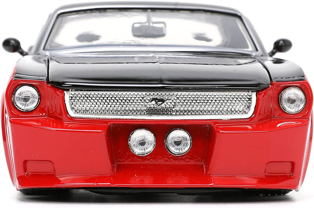 1965 Custom Red and Black Bigtime Muscle Series 1/24 Diecast Model Car by Jada 34202