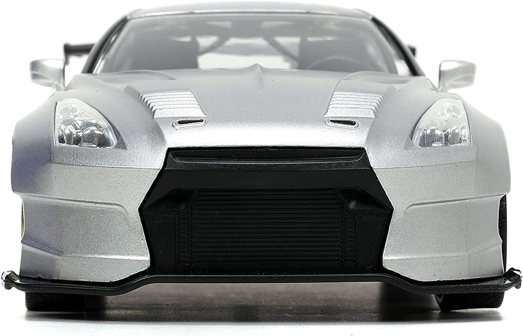 Jada Toys I Love The 2000’s 1:24 2009 Nissan GT-R (R35) Ben Sopra Die-Cast Car, Toys for Kids and Adults, Silver
