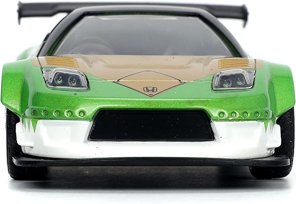 Jada Toys Power Rangers 1:32 2002 Honda NSX Type-R Japan Spec Die-cast Car with 1.65" Green Ranger Figure, Toys for Kids and Adults