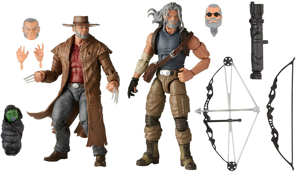 Hasbro Marvel X-Men Series 6-inch Collectible Marvel’s Hawkeye and Marvel’s Logan Action Figure Toys, Ages 4 and Up