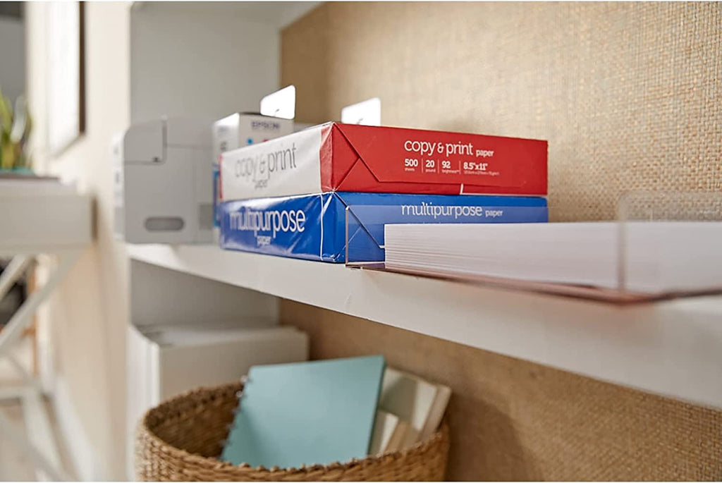 Office Depot White Copy Paper, 8 1/2in. x 11in., 20 Lb., 84 Brightness, Case Of 10 Reams