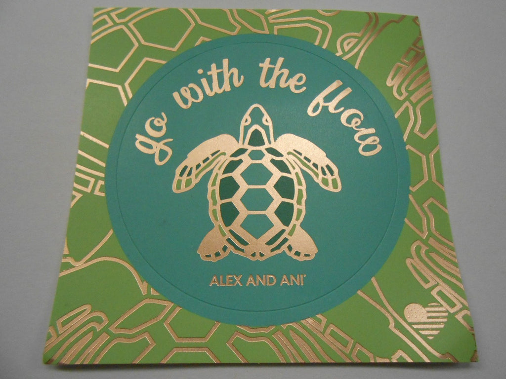 Alex and Ani Women's Color Infusion, Go with the Flow, Set of 5 Bracelet, Shiny Rose, Expandable