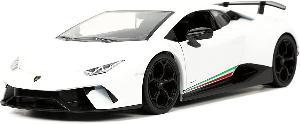 Lambo Huracan Perfomante White Hyper-Spec Series 1/24 Diecast Model Car by Jada 32722