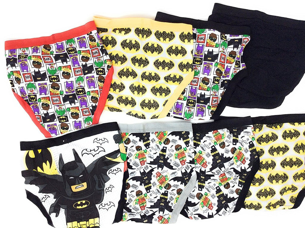 Lego Batman 8-Pack Boys Briefs Underwear The Batman Movie Robin Batman The Joker
