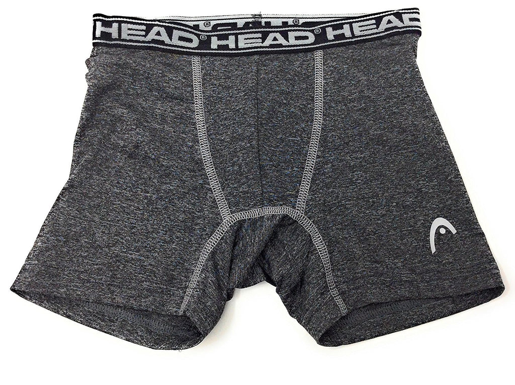 HEAD Boys Performance Boxer Briefs 2-Pack S-XL Polyester/Spandex Underwear
