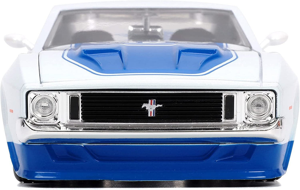 Jada Toys Big Time Muscle 1:24 1973 Ford Mustang Mach 1 Die-cast Car, Toys for Kids and Adults