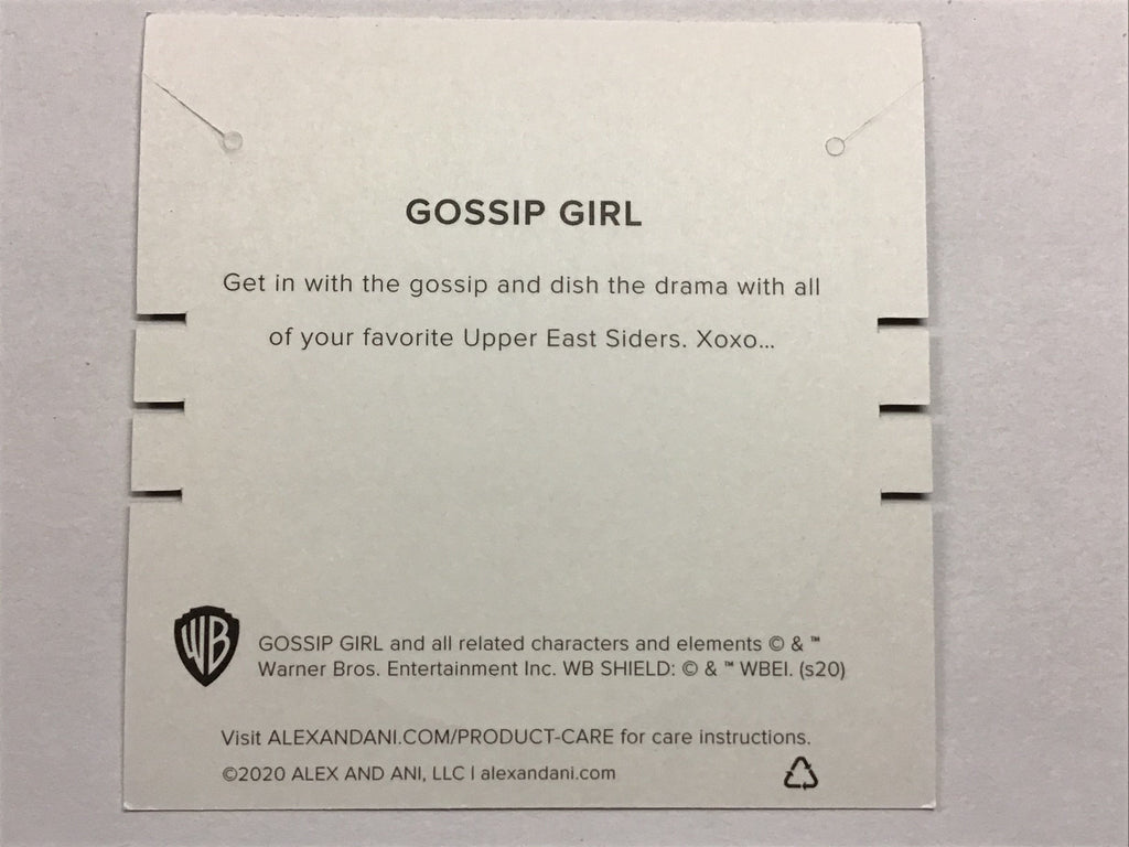 Alex and Ani Gossip Girl, XOXO Bar Bangle Bracelet Shiny Silver One Size