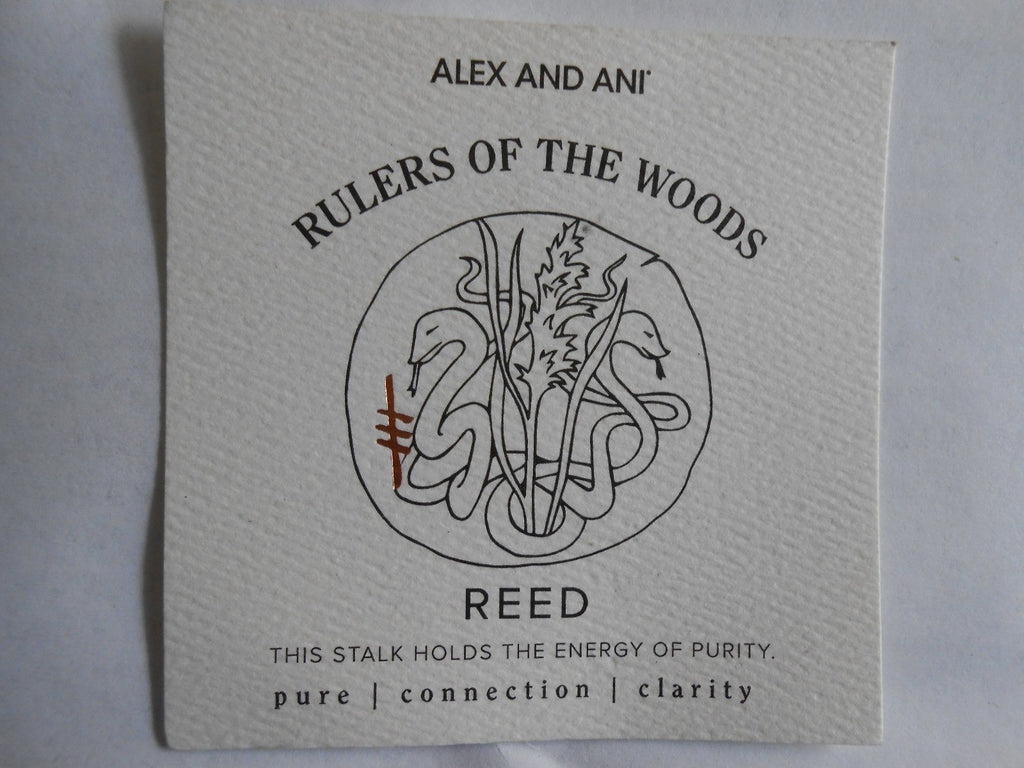 Alex and Ani REED Rulers of the Woods Expandable Bracelet Rafaelian Silver NWTBC
