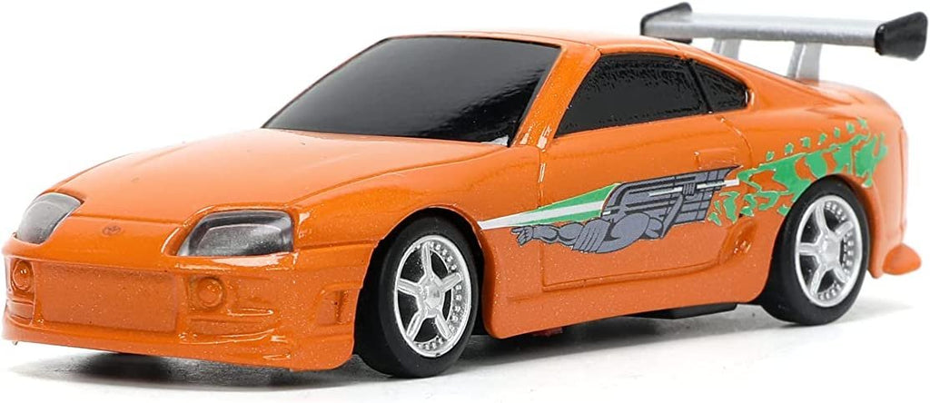 Jada Fast & Furious 1:55 Toyota Supra RC Radio Control Car, Toys for Kids and Adults