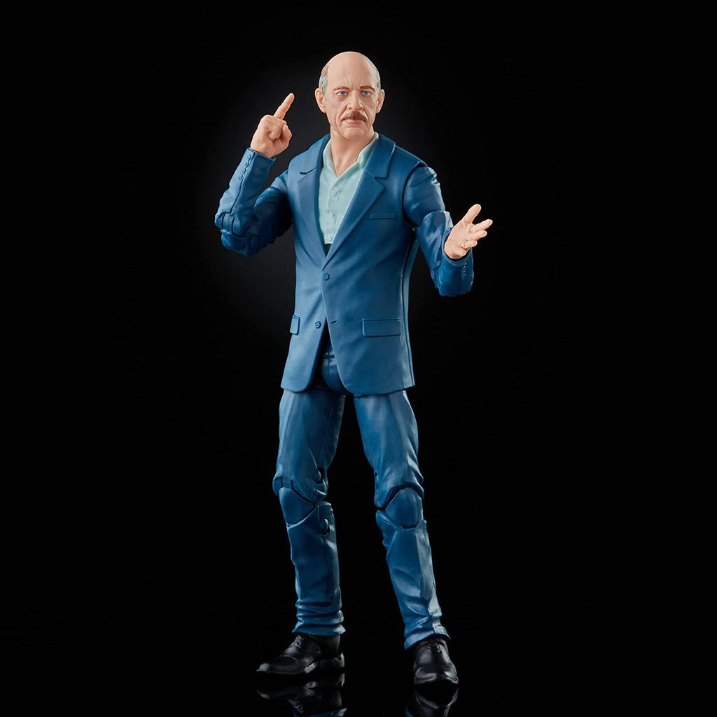 Spider-Man Marvel Legends Series J. Jonah Jameson 6-inch Collectible Action Figure Toy, 3 Accessories and 1 Build-A-Figure Part(s)
