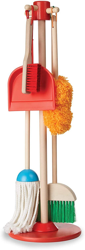 Melissa & Doug Dust! Sweep! Mop! 6-Piece Pretend Play Set