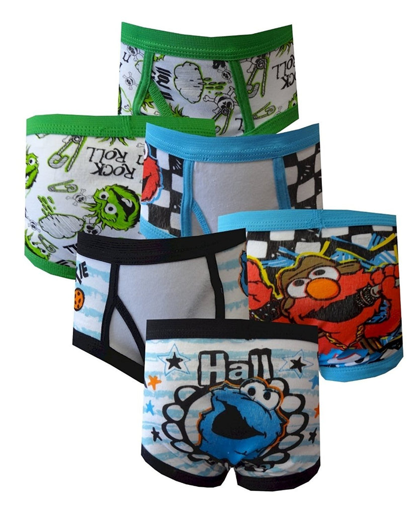 Sesame Street Little Boys' Toddler Character Medley 3-Pack Briefs
