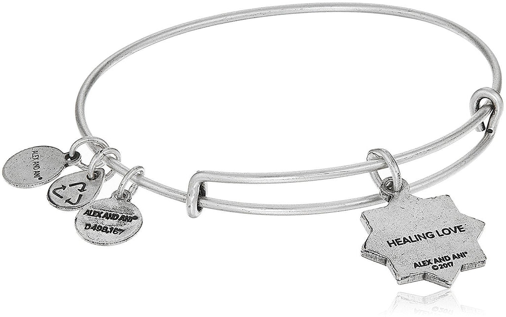 Alex and ANI Healing Love II Bangle Bracelet, Expandable