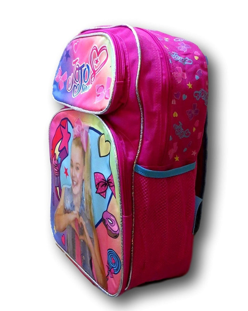 JoJo Siwa Pink Deluxe 16" School Bag Backpack